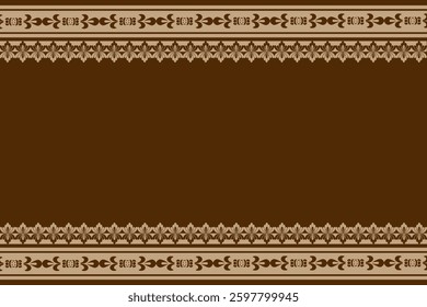 Brown and Beige Geometric Pattern