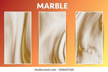 Brown Beige Marble Template Abstract Marble Background for Designs, Posters, Brochure, Banners, Cards.