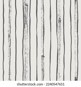 Brown and beige parallel stripes, with chalk texture. Textured contours, not uniform. Vertical parallel lines. Seamless pattern ideal for home decoration, with brown shades and geometric texture.