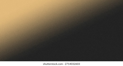 Fundo abstrato gradiente granulado marrom, preto e bege, titânio borrado, textura de ruído de efeito dourado para poster banner cabeçalho capa papel de parede fundo design