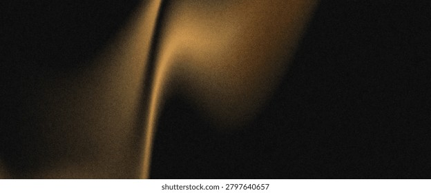 Brown, black and beige grainy gradient abstract background, blurred titanium, gold effect noise texture for poster banner header cover wallpaper backdrop design
