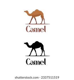 brown and black camel logo vector