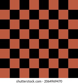 Brown and Black checkerboard pattern background. Check pattern designs for wallpaper. Vector background.