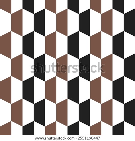 Brown and black geometric pattern background. geometric pattern background. geometric background. Geometric pattern for backdrop, decoration, Gift wrapping.