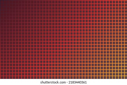 Brown and black gradient colored abstract vector background with red plaid lines decoration.