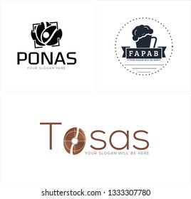 Brown black line art coffee circle cup square combination mark logo design concept suitable for cafe food drink business