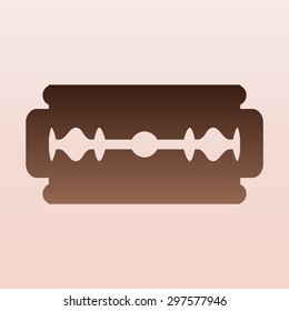 Brown Blade razor 