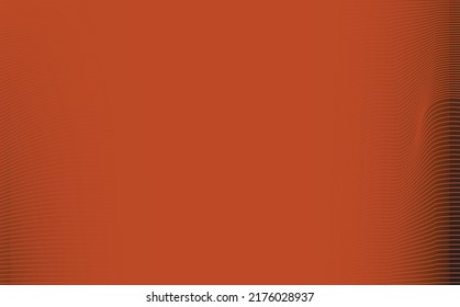 Brown blank vector background with curvy lines pattern as a frame. Background with copyspace. Text placeholder.