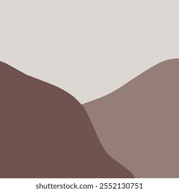 Brown blob abstract illustration background 