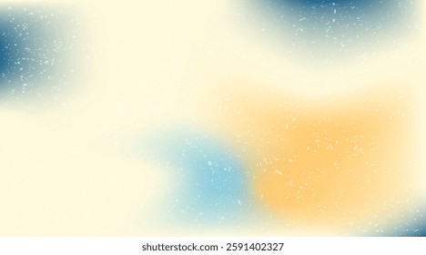 brown and blue blurred gradient with grain noise effect background, for art product design, social media, trendy, vintage, flyer, banner