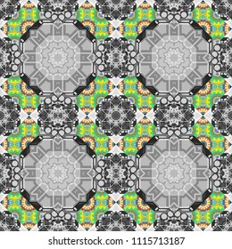 Brown, blue and gray background texture. Vector illustration. Endless abstract seamless pattern.