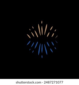 brown and blue lines in front of the background