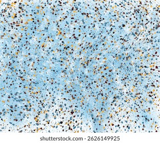 fundo de pontos manchados marrom e azul