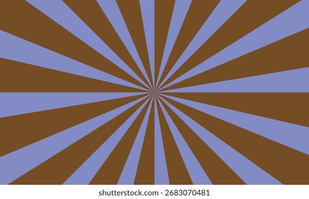 Brown and Blue Sunburst Pattern Background