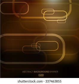 Brown  blurred abstract background. Vector EPS 10 illustration.