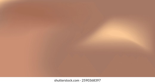 Brown blurred background mocha mousse color 2025. Coffee gradient with wave and blur color. Vector illustration