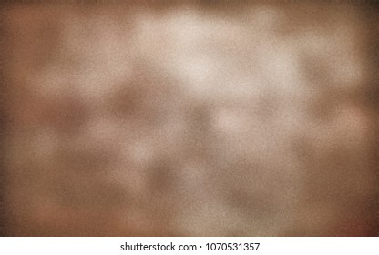 Brown blurred background pattern. Vintage pixellated backdrop. Grain halftone effect. Abstract grunge texture. Vector illustration.