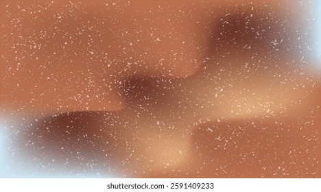 brown blurred gradient with grain noise effect background, for art product design, social media, trendy, vintage, flyer, banner