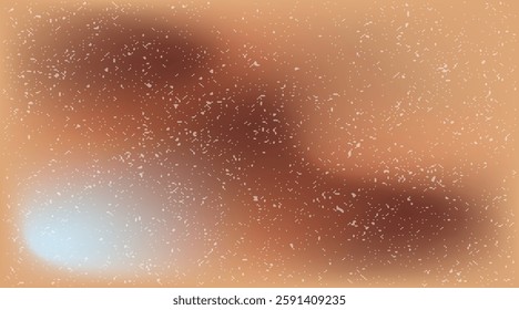 brown blurred gradient with grain noise effect background, for art product design, social media, trendy, vintage, flyer, banner