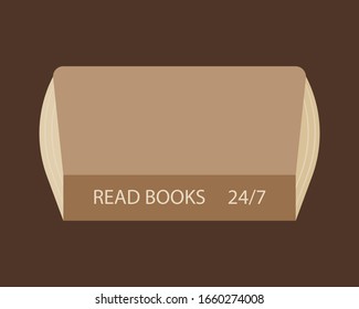 Portada de libro marrón con texto que indica lectura regular.
