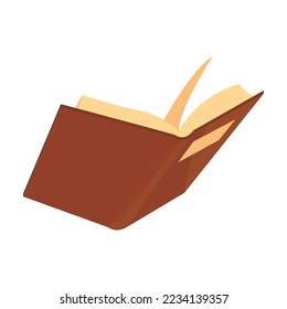 diseño de libros marrones sobre blanco