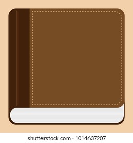 Brown book icon