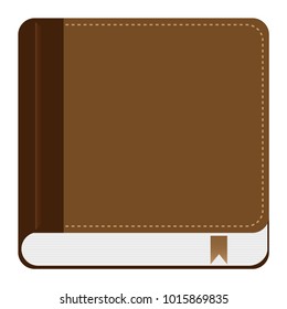 Brown book icon