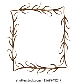 Brown Border clip art design vector illustration image