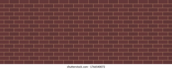 Patrón de texturas abstractas de fondo de pared de ladrillo marrón ilustración vectorial transparente diseño gráfico estilo clásico 