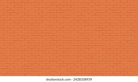 Brown brick wall background. Abstract geometric pattern