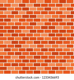 Brown brick wall background - Vector