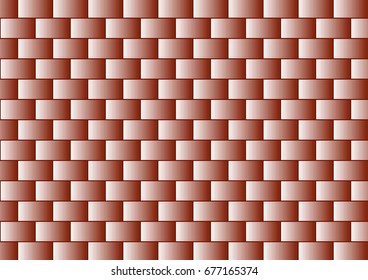 Brown brick wall that can be used for interior design, texture, background