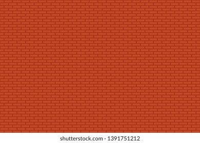 Brown brick wall vector background