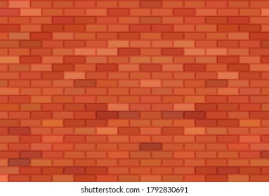Brown brick wall vector background