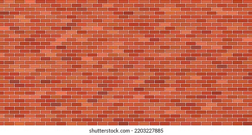 Brown brick wall vector background