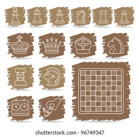 Brown brush series | Chess icon set