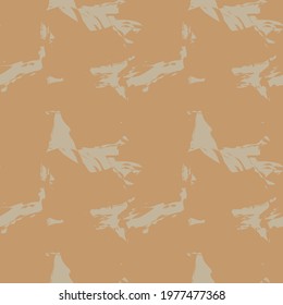 Brown Brush Stroke Camouflage abstract seamless pattern background suitable for fashion textiles, graphics