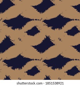 Brown Brush stroke fur pattern design for fashion prints, homeware, graphics, backgrounds