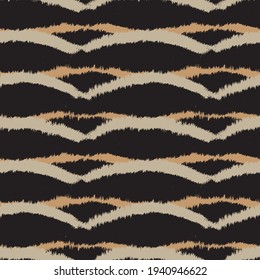 Brown Brush stroke fur pattern design for fashion prints, homeware, graphics, backgrounds