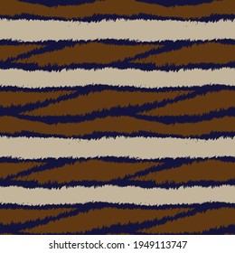 Brown Brush stroke fur pattern design for fashion prints, homeware, graphics, backgrounds