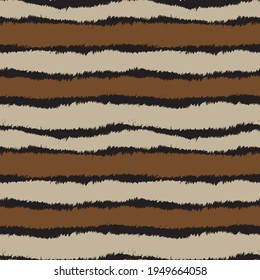 Brown Brush stroke fur pattern design for fashion prints, homeware, graphics, backgrounds