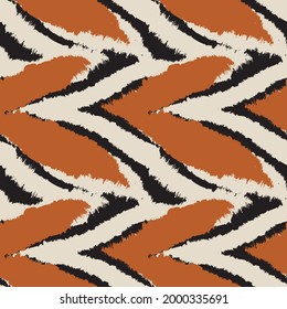 Brown Brush stroke fur pattern design for fashion prints, homeware, graphics, backgrounds