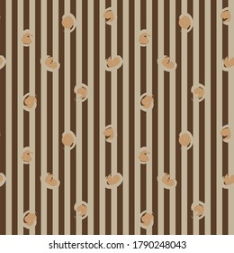 Brown Brush strokes pattern background suitable for fashion prints, graphics, backgrounds