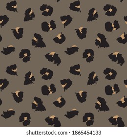 Fondo de patrón de trazos de pincel marrón adecuado para impresiones de moda, gráficos, fondos