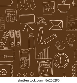 brown business seamless pattern
