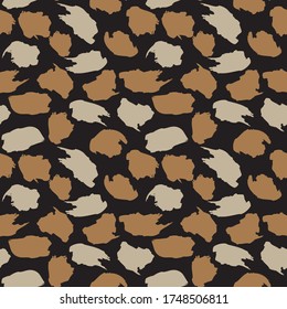 Brown Camouflage abstract seamless pattern background suitable for fashion textiles, graphics