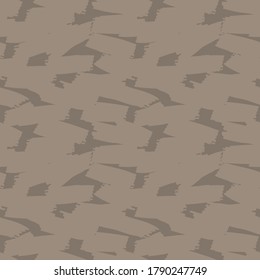 Brown Camouflage abstract seamless pattern background suitable for fashion textiles, graphics