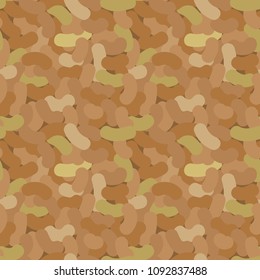 brown Camouflage background seamless pattern