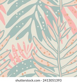 Brown Camouflage Botanical Beautiful Monstera Illustration Background. Black Seamless Elegant Beauty Blossom Flower Print. Khaki Repeated Tropical Tree Lines Vector.
