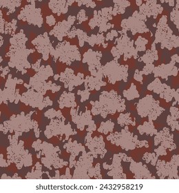 Brown Camouflage Seamless Pattern. Black Repeated War Graphic Clouds. Khaki Repeated Fashion Graphic Design. Beige Seamless Abstract Graphic Background. Camouflage Vector Camoflage